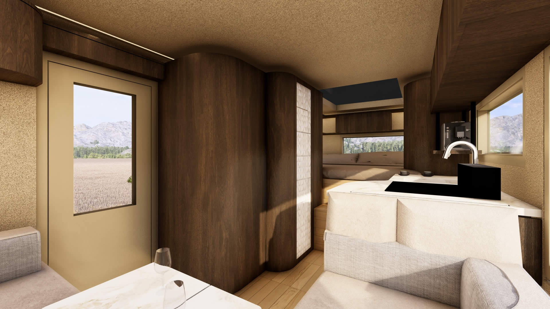 Zitbank Tatrex 4x4 offroad camper