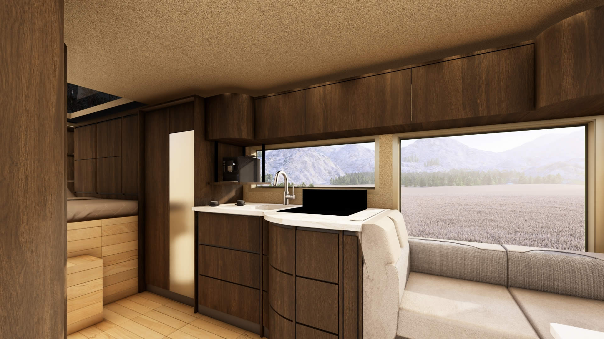 Luxe keuken Hadexpedition Tatrex 6x6 offroad camper