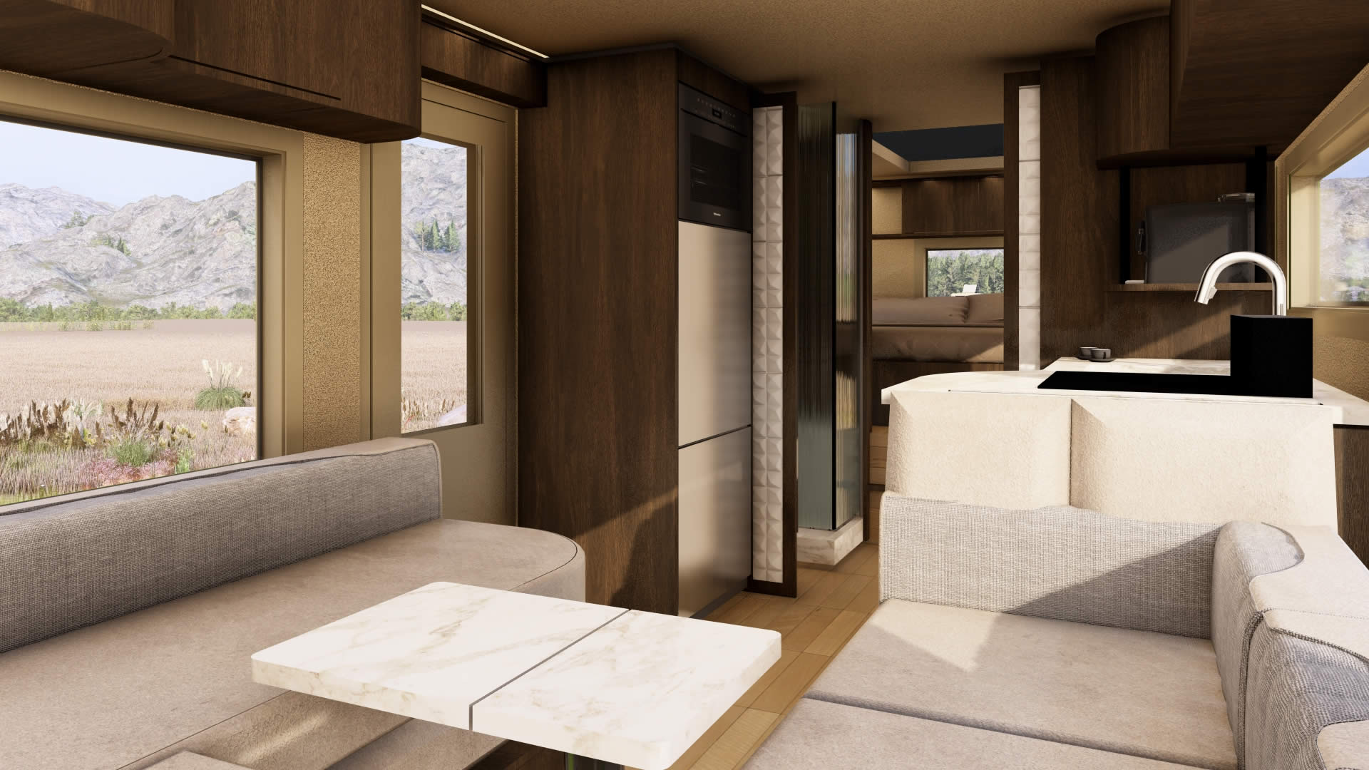 Luxe interieur Hadexpedition TATREX 8600L offroad camper